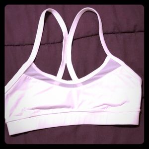 Lululemon 2 Flow Y sports bra white